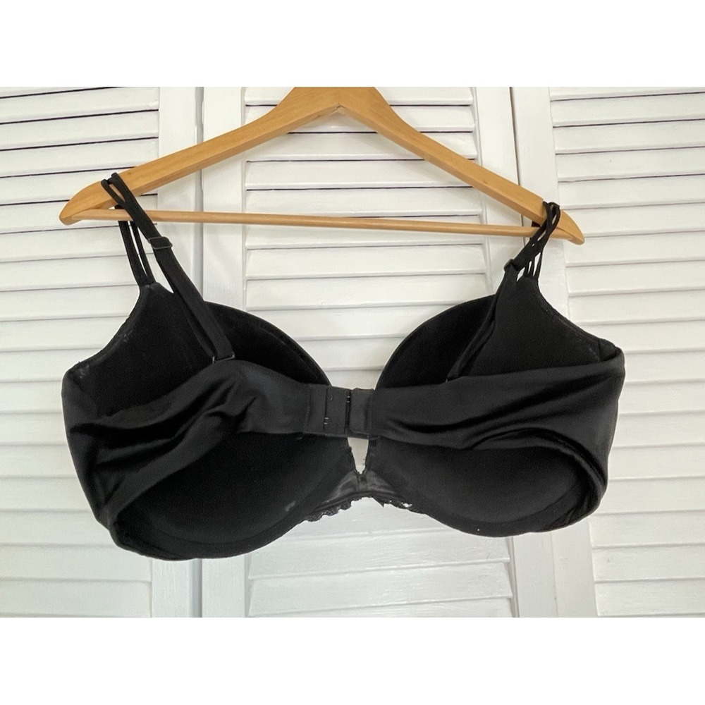 Victoria Secret Bra 38DD Black Push Up Bra Very Sexy Push-Up Lacy - Picture 5 of 8